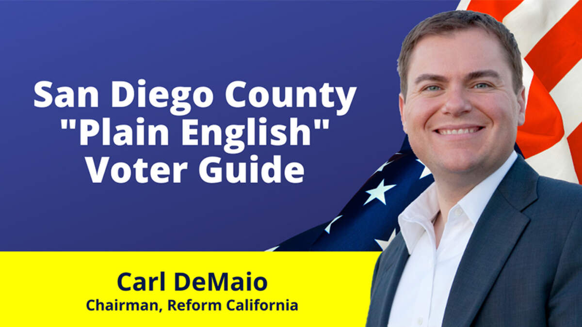 San Diego County Election Guide Newsradio 600 KOGO 2022 California