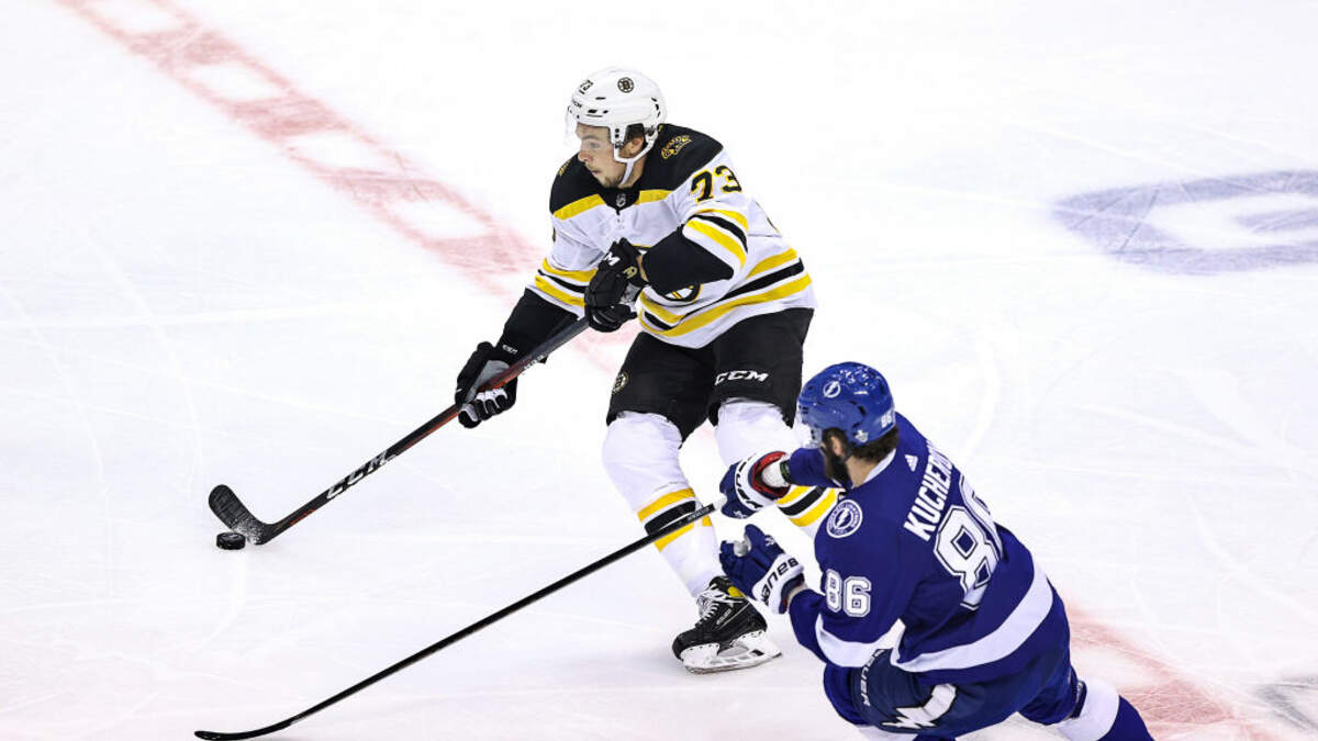 Charlie Coyle's OT goal pushes Bruins past Lightning, 2-1