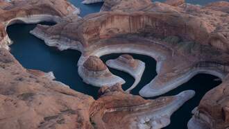 Clear Satellite Images Show Lake Powell's Drastic Drop In Water Levels