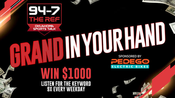 Win $1000. Listen to the Ref 9x every weekday for a chance to win!