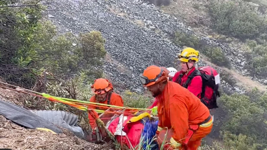 Man And Son Miraculously Survive Car Falling 500 Feet Off California ...