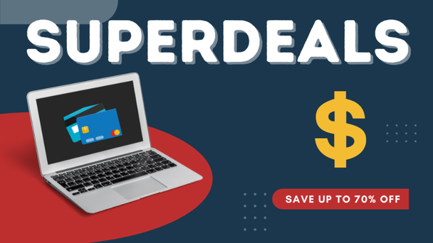 Get up to 70% off on our Superdeals! 