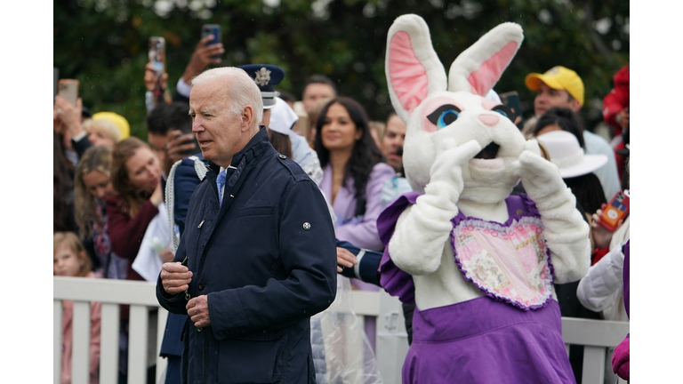 US-POLITICS-BIDEN-EASTER-EGG ROLL