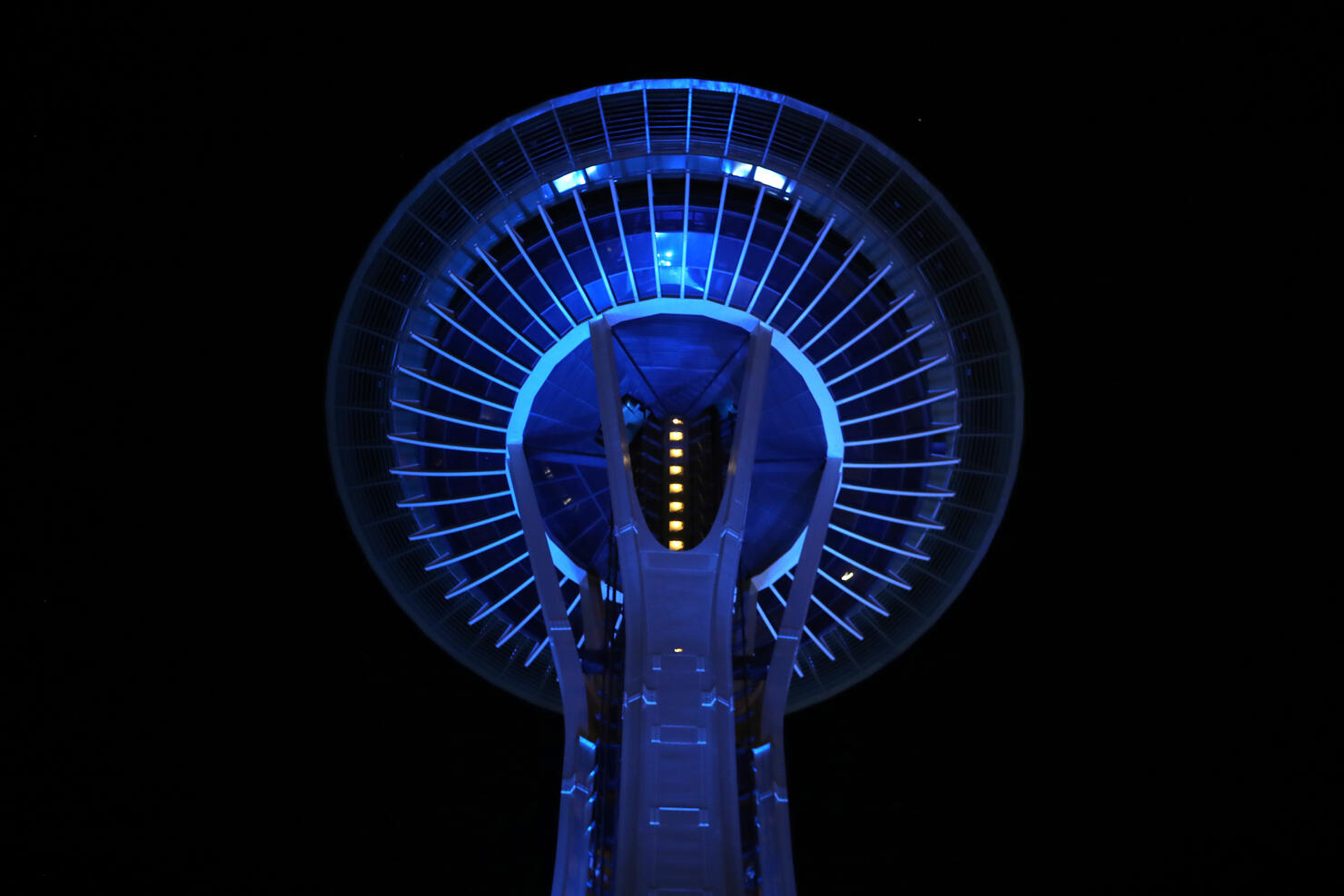 Across U.S., Stadiums, Landmarks Illuminated In Blue To Honor Essential Workers