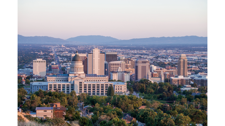 Salt Lake City Skyline, Utah