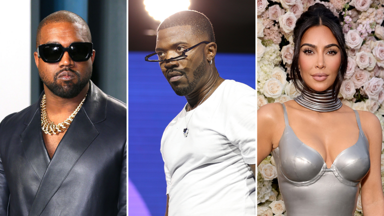 Kanye West, Ray J, Kim Kardashian