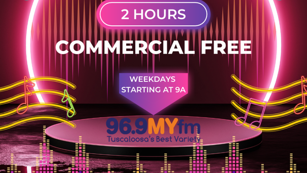 2 Hours Commercial Free! Listen Now!