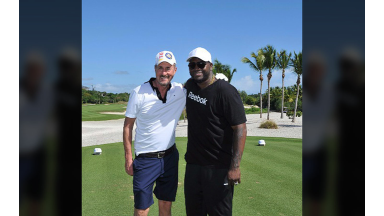 Matty and David Ortiz