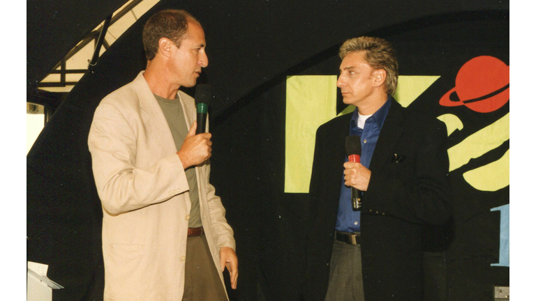 Matty With Barry Manilow