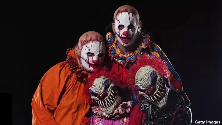 British Community Menaced by Gang of Clowns in Van That Plays Creepy Music