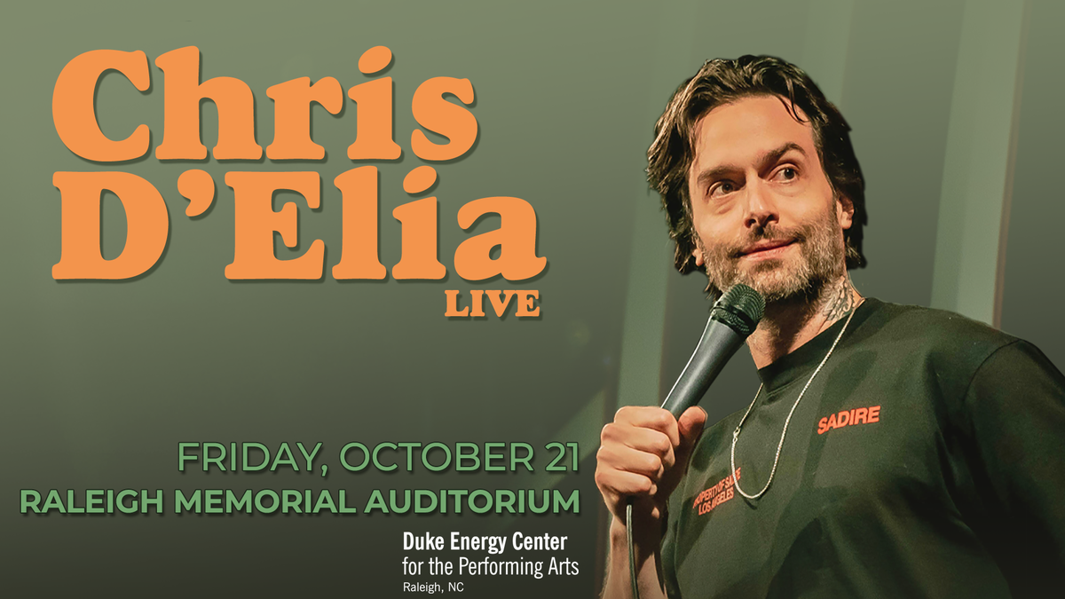 Chris D'Elia at Duke Energy Center for the Performing Arts 100.7 WRDU