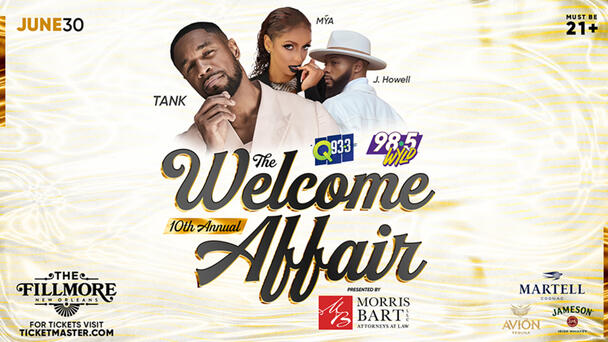 The Welcome Affair presented by Morris Bart Attorneys Tickets on sale now!