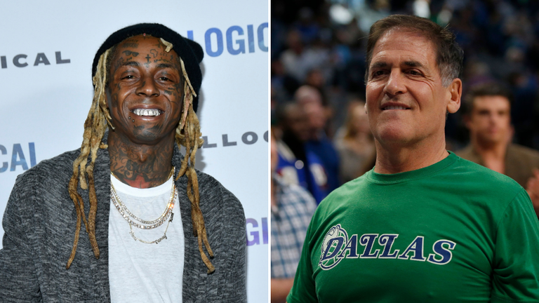 Lil Wayne and Mark Cuban