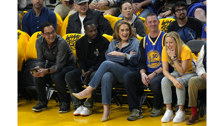 Adele and boyfriend Rich Paul look cozy courtside at NBA game