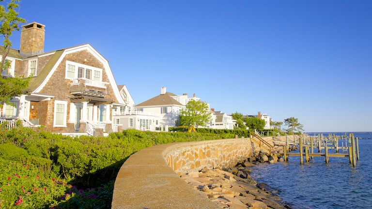 Classic waterside homes, Stonington, CT