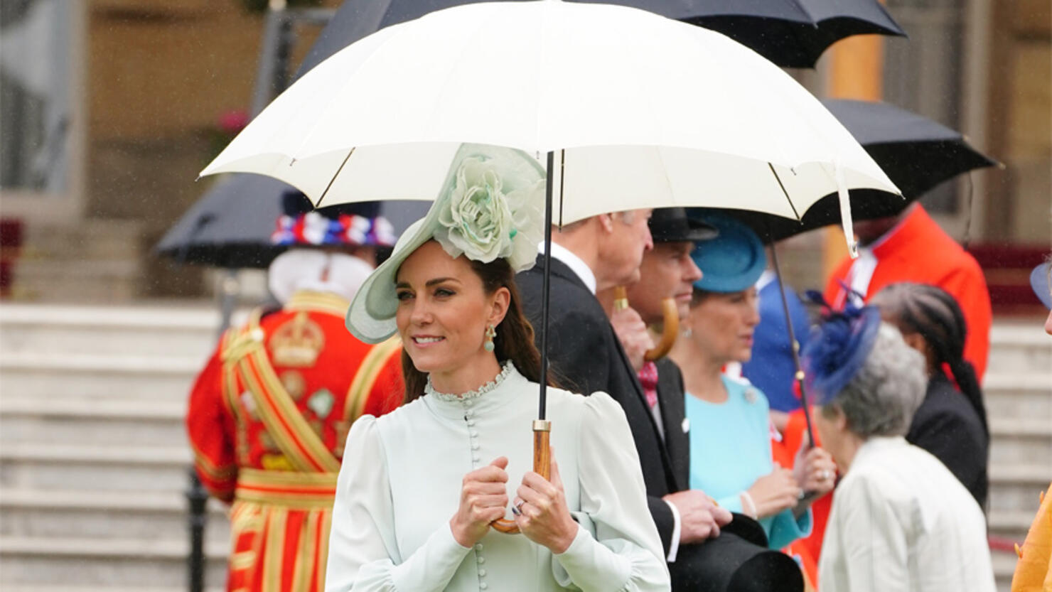 Kate Middleton stuns as she joins the Queen and European royals at