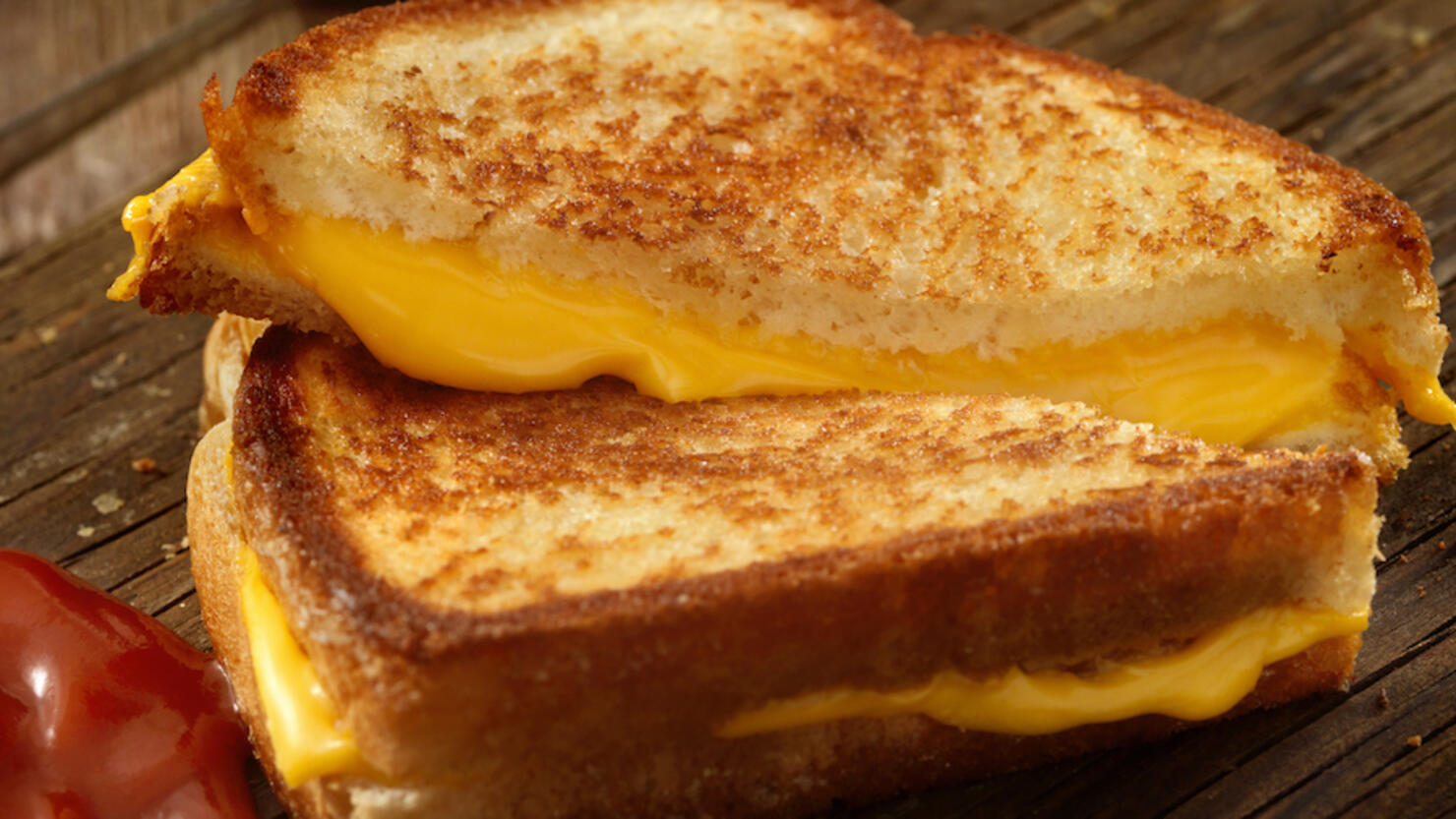 Grilled Cheese Sandwich With Tomato Soup