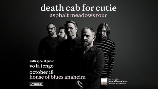 Death Cab For Cutie at HOB Anaheim (10/18)