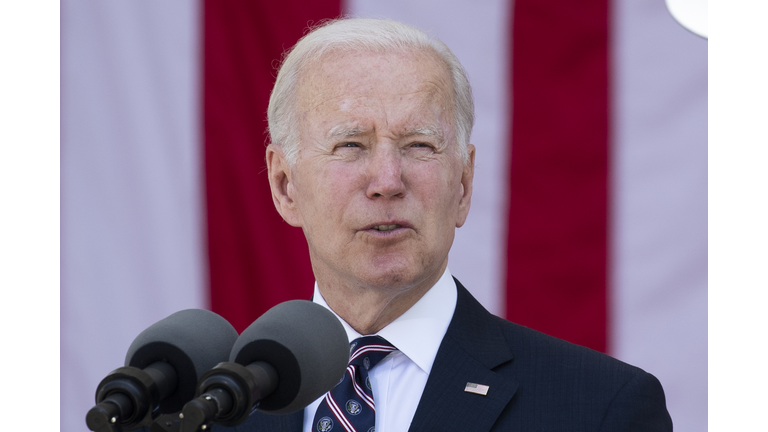 President Biden Attends Arlington National Cemetery Memorial Day Ceremony