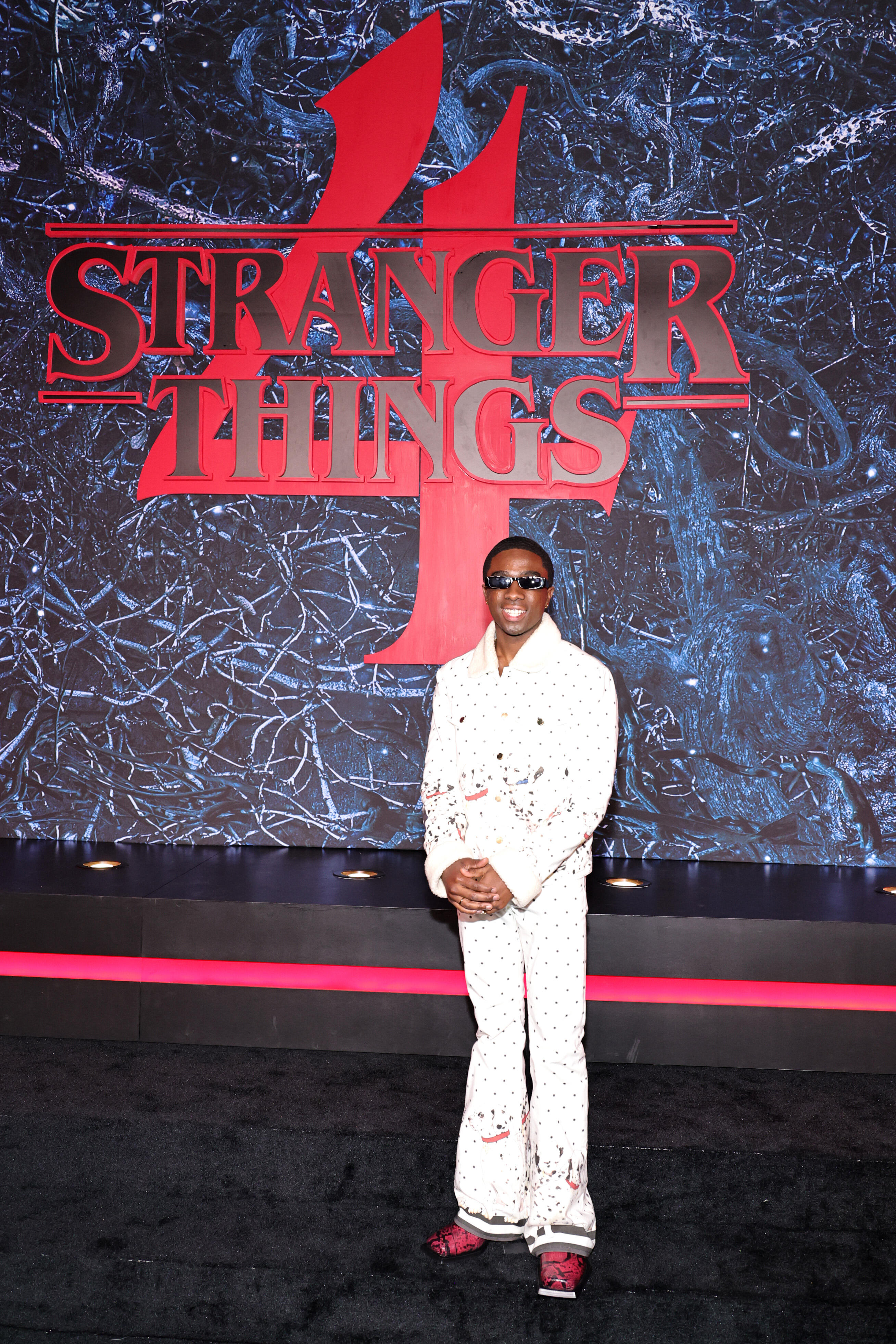 Stranger Things' Star Caleb McLaughlin's Jersey Is a Nod to Kobe