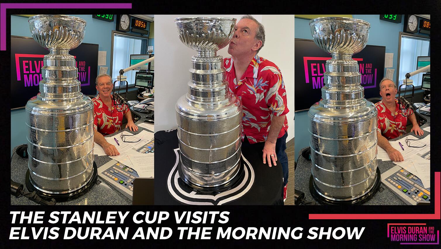The Stanley Cup Visits Elvis Duran And The Morning Show 