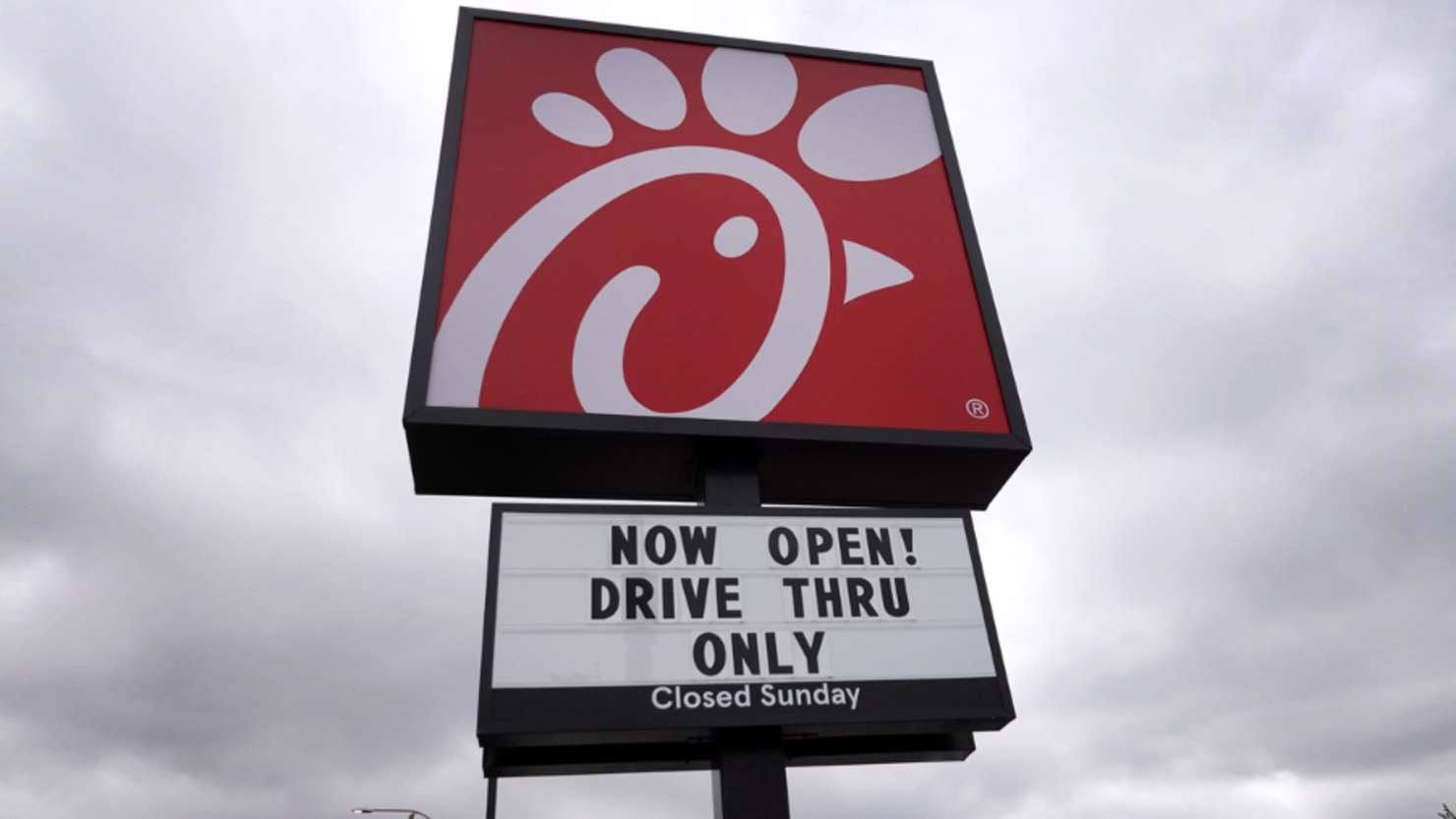 chic fil a sign