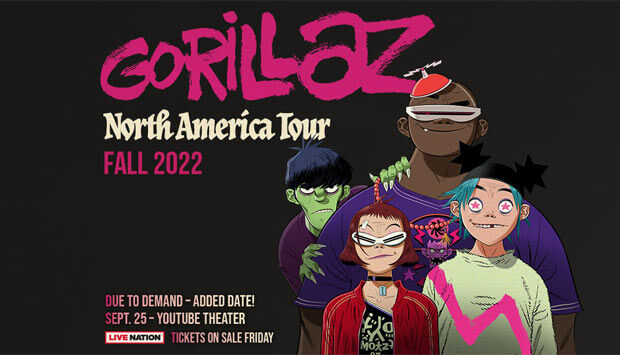 Gorillaz at YouTube Theater (9/25)