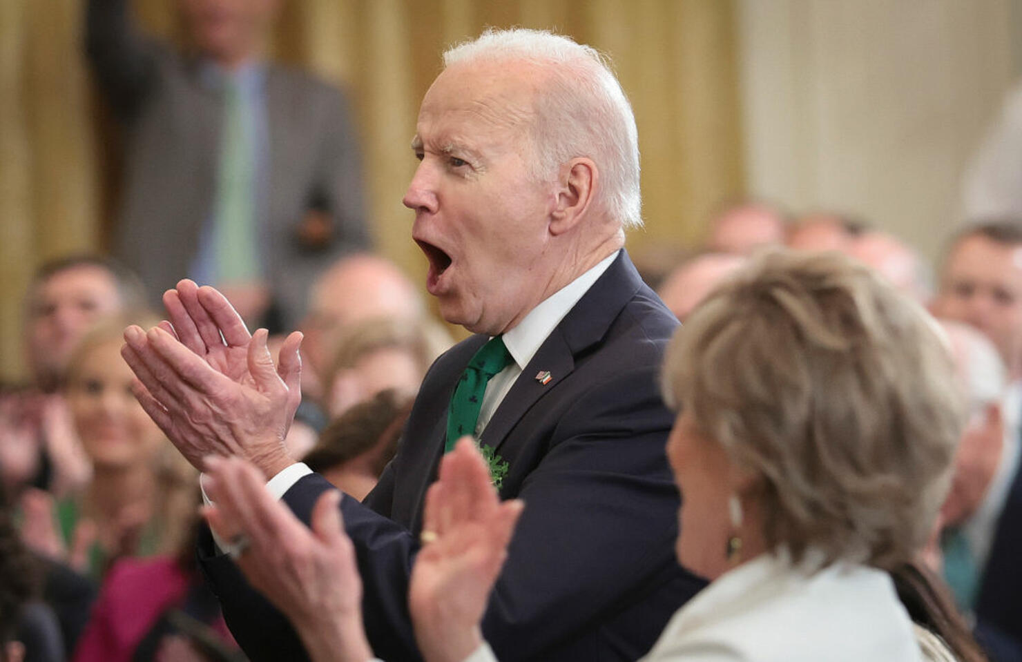 President And Mrs Biden Hold St Patrick's Day Event At The White House