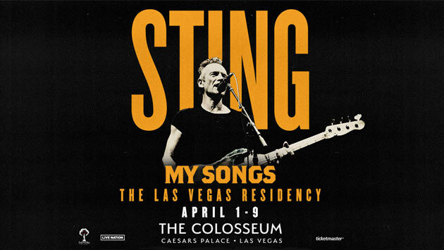  Sting: My Songs The Las Vegas Residency at Caesars Palace (April 2023)