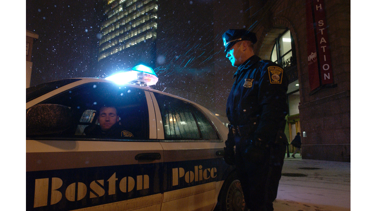 Boston Police Patrol Amid Possible Terror Threat (Credit: Photo by Jodi Hilton/Getty Images)