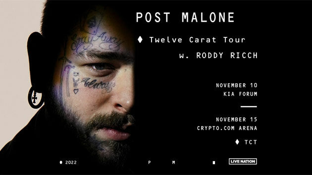 Post Malone at Kia Forum (11/10)