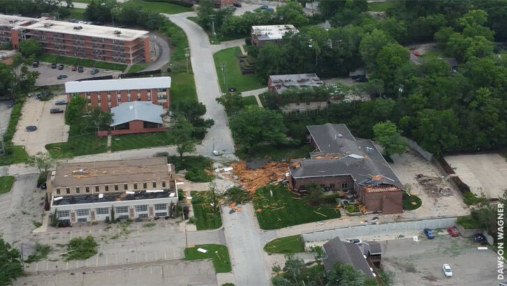 Video: Manhattan, Kansas Storm Damage