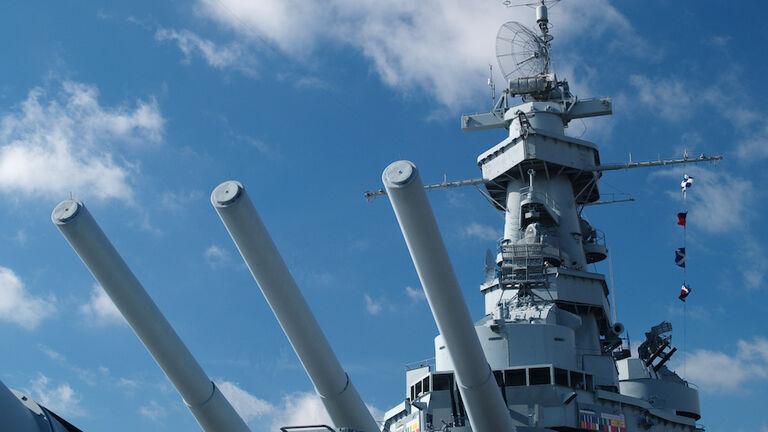 USS Alabama detail