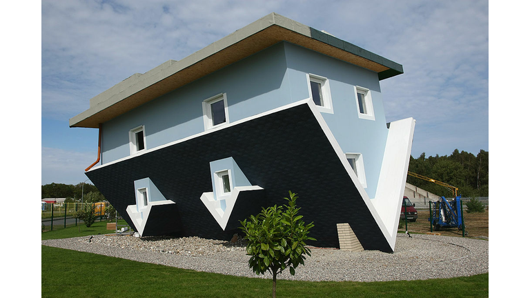 Upside Down House Nears Completion