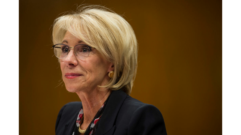 Education Secretary Betsy DeVos Testifies To Senate Committee On Department's Budget