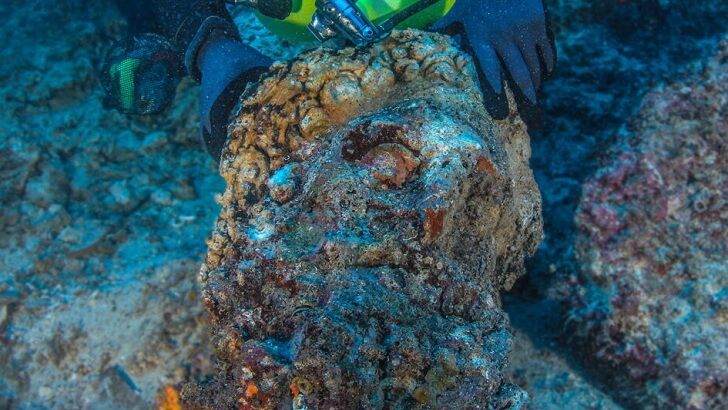Head of Hercules Sculpture Recovered From Antikythera Mechanism Shipwreck Site