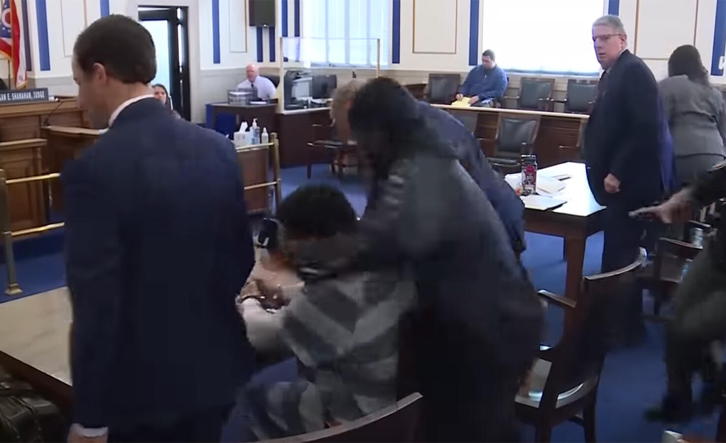 WATCH: Father Attacks Man Accused Of Killing His Son During Court