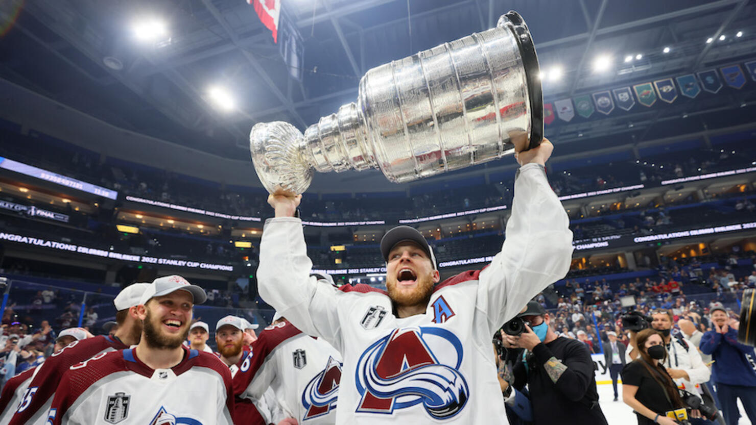 Colorado Avalanche Dent Stanley Cup Within Minutes After Winning