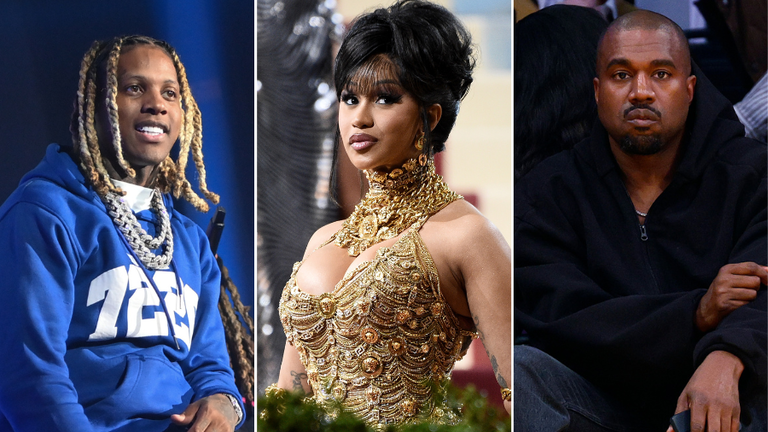 Lil Durk, Cardi B and Kanye West