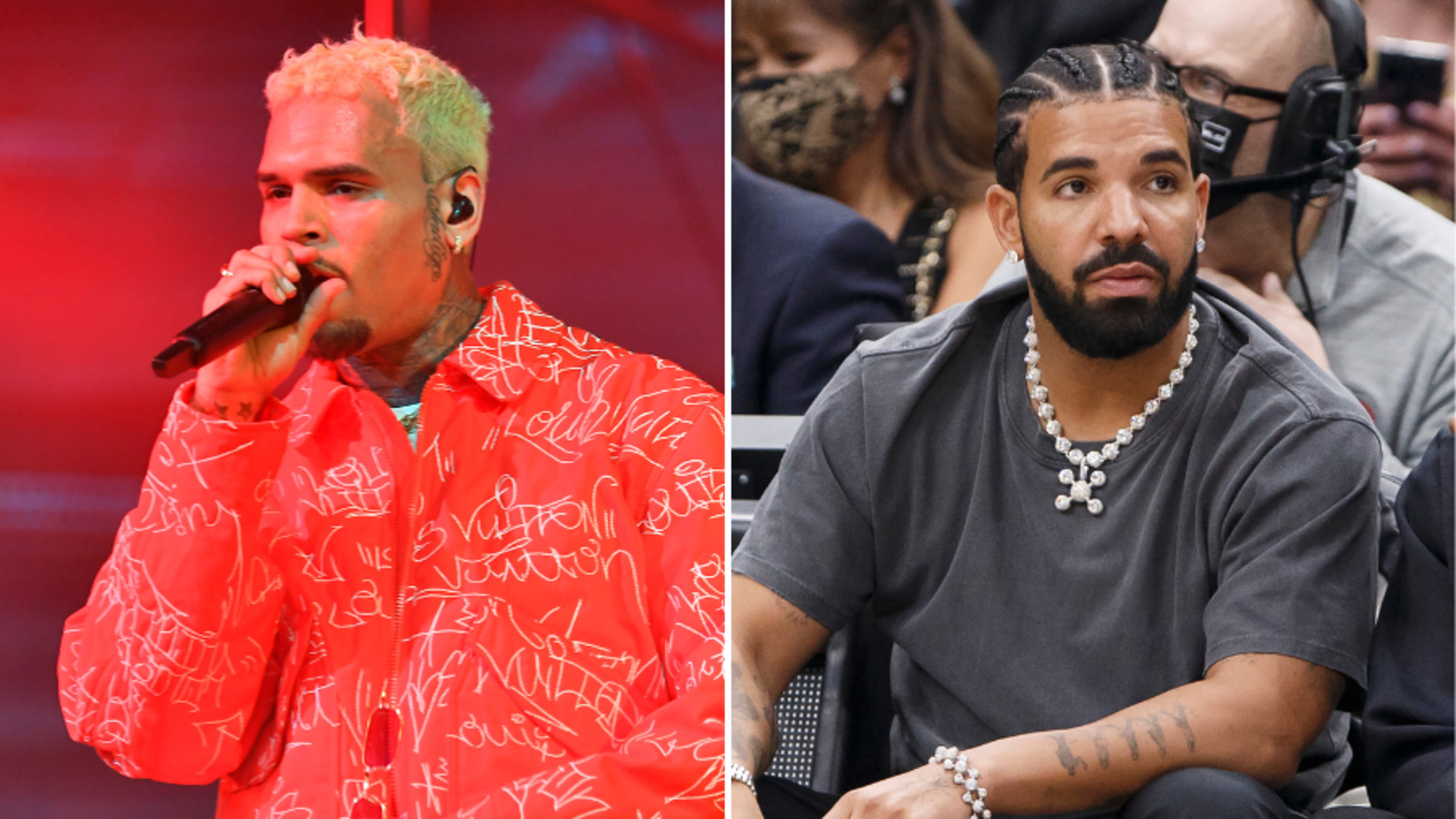 Chris Brown and Drake