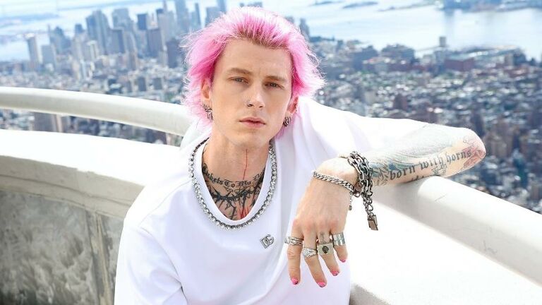 Machine Gun Kelly Says He Smashed a Champagne Glass on His Forehead