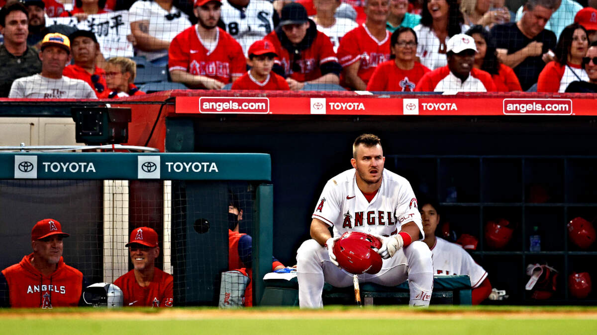 Video Shows Mike Trout Visibly Frustrated By His Pitcher Tipping Pitches