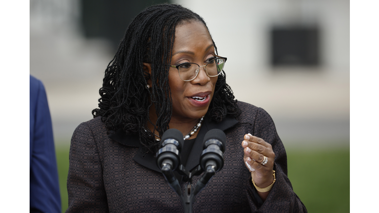 President Biden Delivers Remarks On Ketanji Brown Jackson's Confirmation To Supreme Court