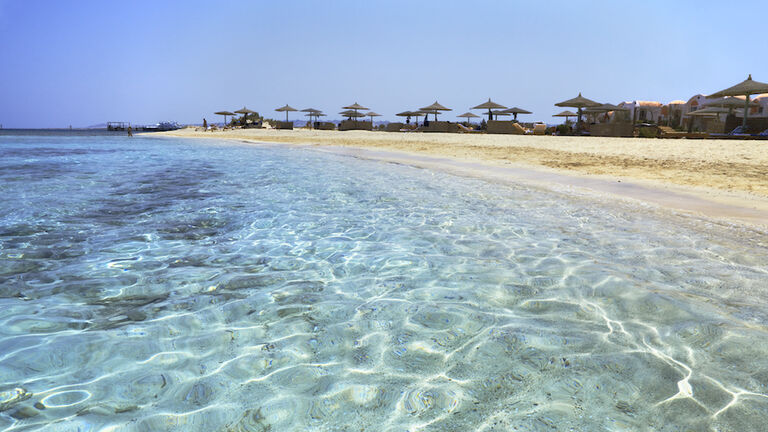 Tourist resort beach