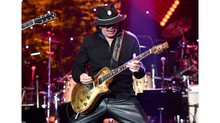 Guitarist Carlos Santana collapsed from dehydration while