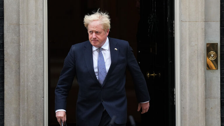 Conservative Leader And Prime Minister Boris Johnson Resigns From Office