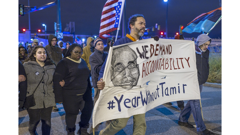 Clevelanders Protest Grand Jury Decision Not To Indict Cops In Tamir Rice Shooting