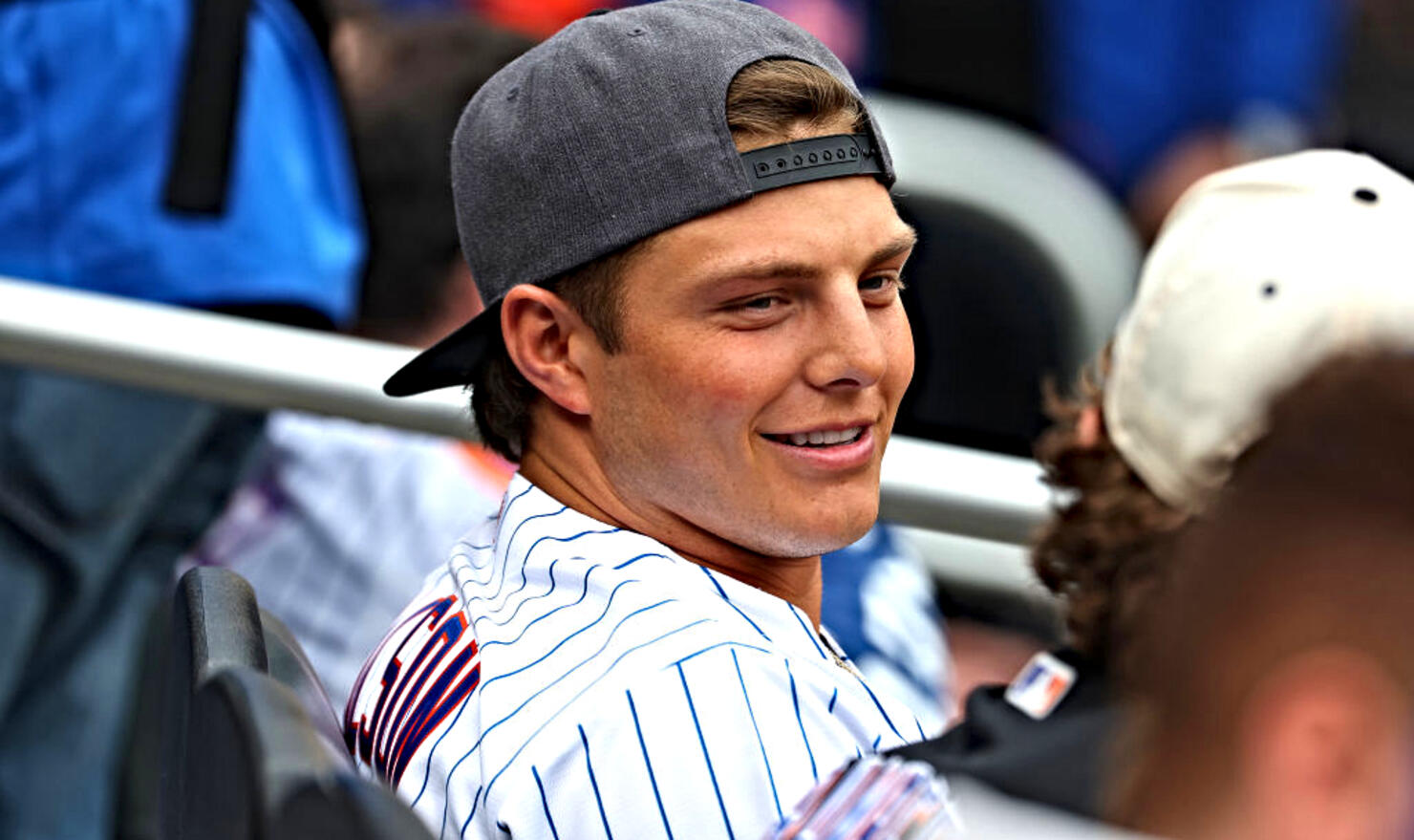 Derek Jeter's nephew tipping his cap :)