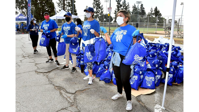 Los Angeles Dodgers Foundation Hosts 5th Dodger Day Drive-Thru Presented By Arco