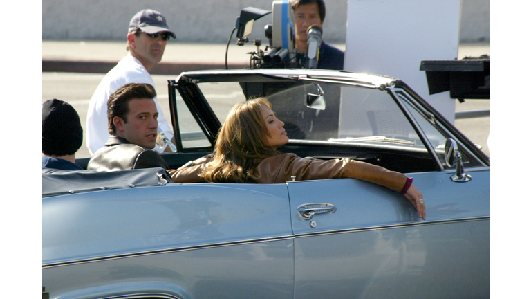 Lopez And Affleck On Gigli Set